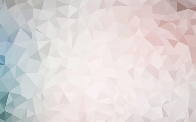 Light Pink, Green vector low poly background. Modern abstract illustration with triangles. Template for cell phone's backgrounds.