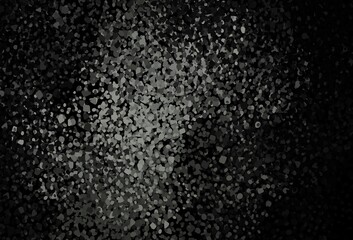 Dark Gray vector background with abstract shapes.