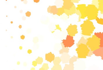 Light Red vector background with abstract shapes.