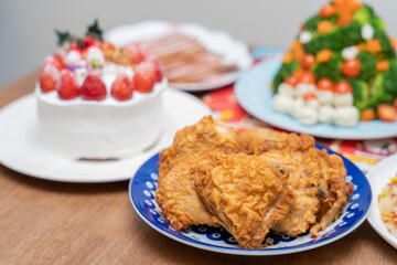 豪華なクリスマスディナー