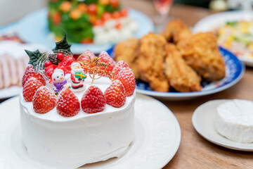 豪華なクリスマスディナー