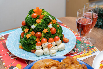 豪華なクリスマスディナー