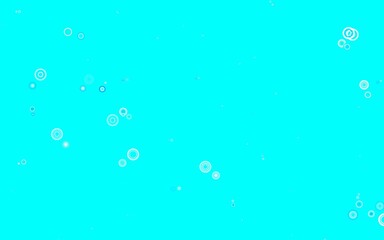 Light Green vector pattern with spheres.