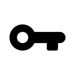 key icon vector isolated on white background