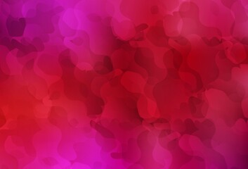 Light Red vector backdrop with memphis shapes.