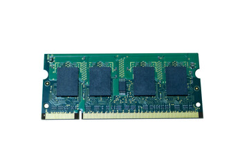 Ram memory isolate white background.