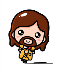 vector design of Jesus love