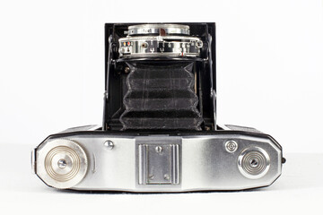 A vintage German bellows type camera from 1955.