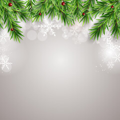 Fototapeta na wymiar Abstract Holiday New Year and Merry Christmas Background. Vector Illustration