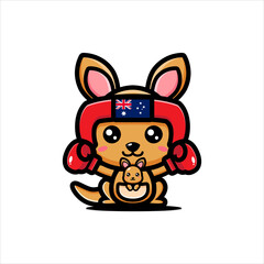 happy australia day vector design