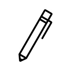 pen stationery icon vector