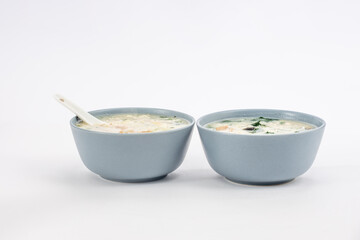 Cantonese congee with preserved egg and lean pork
