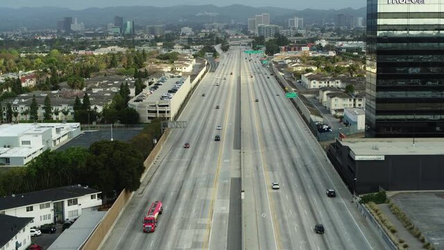 405 FREEWAY COVID-19 AERIAL 4