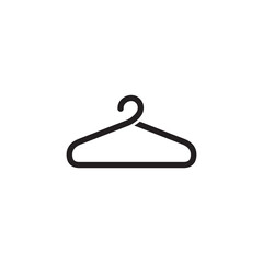clothes hanger icon symbol sign vector