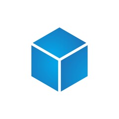 Cube business vector
