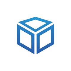Cube business vector