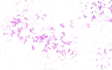 Naklejka premium Light Purple vector natural pattern with branches.