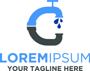Letter C Plumbing Logo