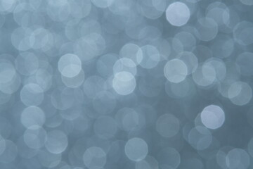 Silver bokeh glitter light background. Image photo
