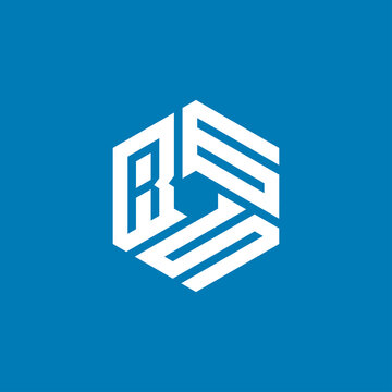 Creative initial letter RGS logo design concept