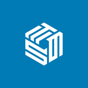 Creative initial letter TGS logo design concept