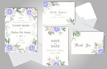 Wedding Invitation card bundle template
