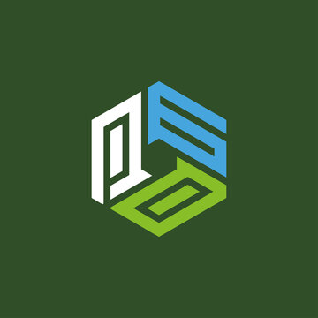 Creative initial letter GO logo design concept
