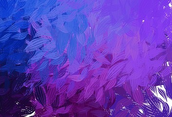 Light Pink, Blue vector background with abstract shapes.