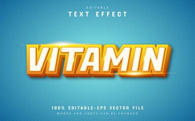 Vitamin text effect