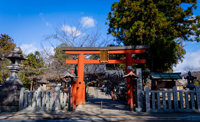 Fototapeta na wymiar Beautiful Shrines and temples in Nara