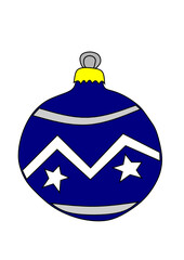 Fototapeta premium Adornos de esferas navideñas de época decembrina