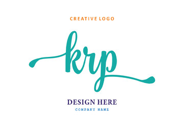 KRP lettering logo is simple, easy to understand and authoritative