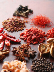 スパイスと香辛料と中華素材