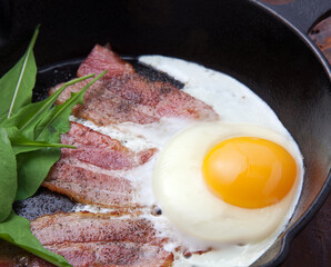 　ベーコン エッグ