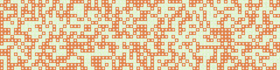 Abstract Geometric Pattern generative computational art illustration