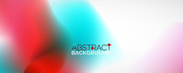 Fluid color gradient abstract background, trendy colorful wallpaper. Vector illustration for placards, brochures, posters, banners and covers