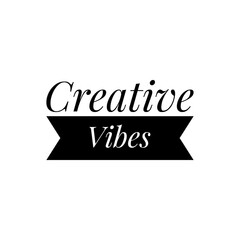 ''Creative vibes'' Lettering