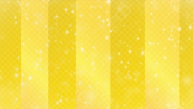 キラキラした金屏風のアニメーション素材