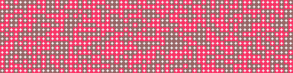 Abstract Geometric Pattern generative computational art illustration