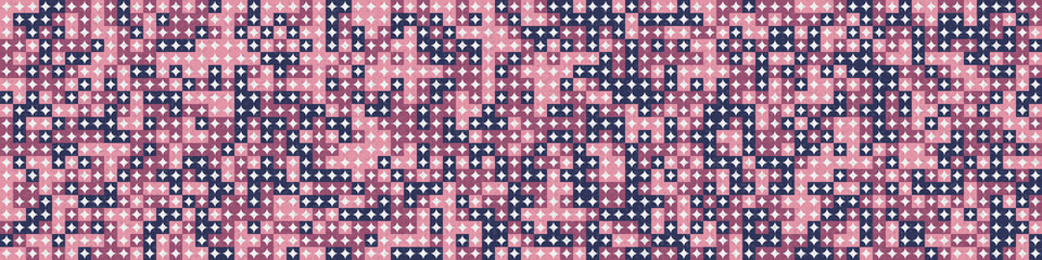 Abstract Geometric Pattern generative computational art illustration