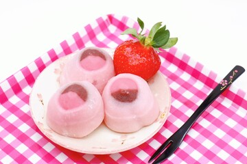 いちご大福　春の和菓子