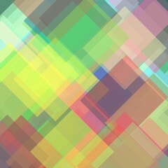 Colored quadrilaterals shapes for packaging, wallpaper. Fantasy background. Abstract color quadrilateral background design. Beautiful square picture.