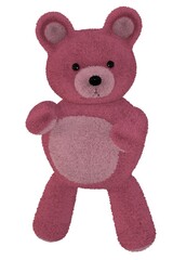 Teddybär,  pink, rosa, Plüschtier 