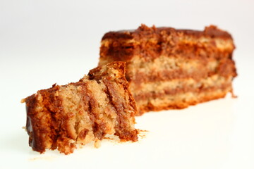 Chocolate Hazelnut Meringue Cake