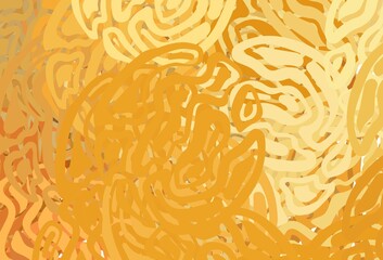 Light Orange vector layout with bent lines.