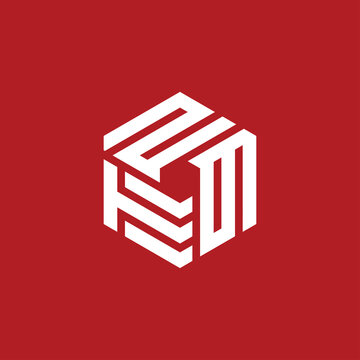 Creative initial letter ZGM logo design concept