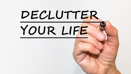 the hand writes text FIND NEW JOB with a marker on a white background. business concept