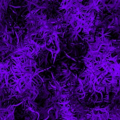 Seamless vector pattern with purple grass or herb on a dark background