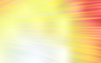 Light Red, Yellow vector background with straight lines. Shining colored illustration with sharp stripes. Pattern for ads, posters, banners.