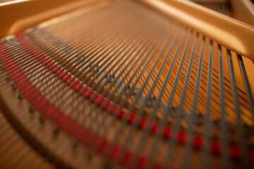 close-up. piano keys. high quality photo